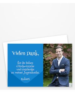 Dankeskarte Jugendweihe 1