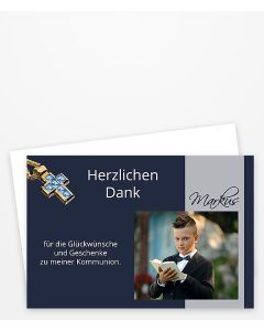 Dankeskarte & Danksagung zur Kommunion