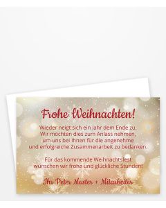 Weihnachtskarte in Grau mit kleinen Tannenbäumchen